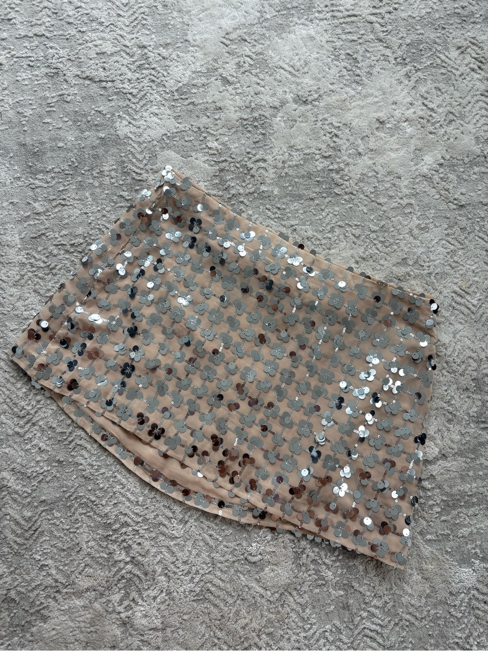 Zara Sequin Mini Skirt